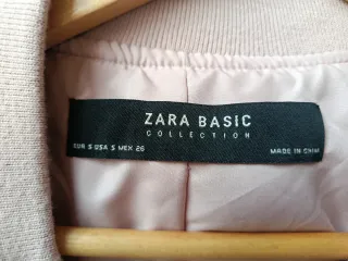 Chaqueta bomber Zara rosa Talla M