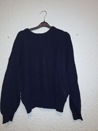 Jersey Pull&Bear azul marino talla S