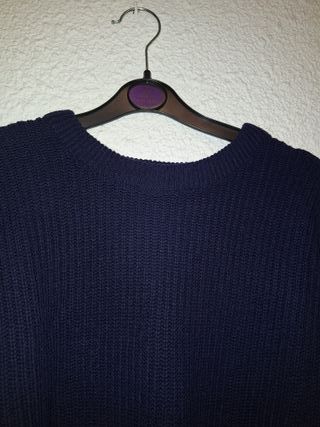 Jersey Pull&Bear azul marino talla S