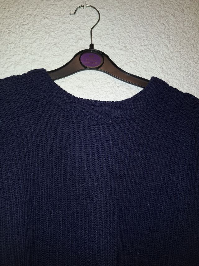 Jersey Pull&Bear azul marino talla S