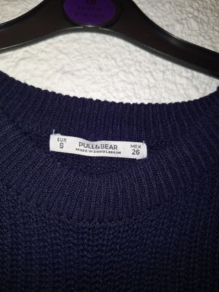 Jersey Pull&Bear azul marino talla S