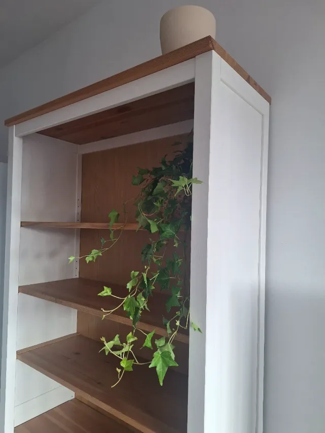 Librería Ikea Hemnes Madera Blanca