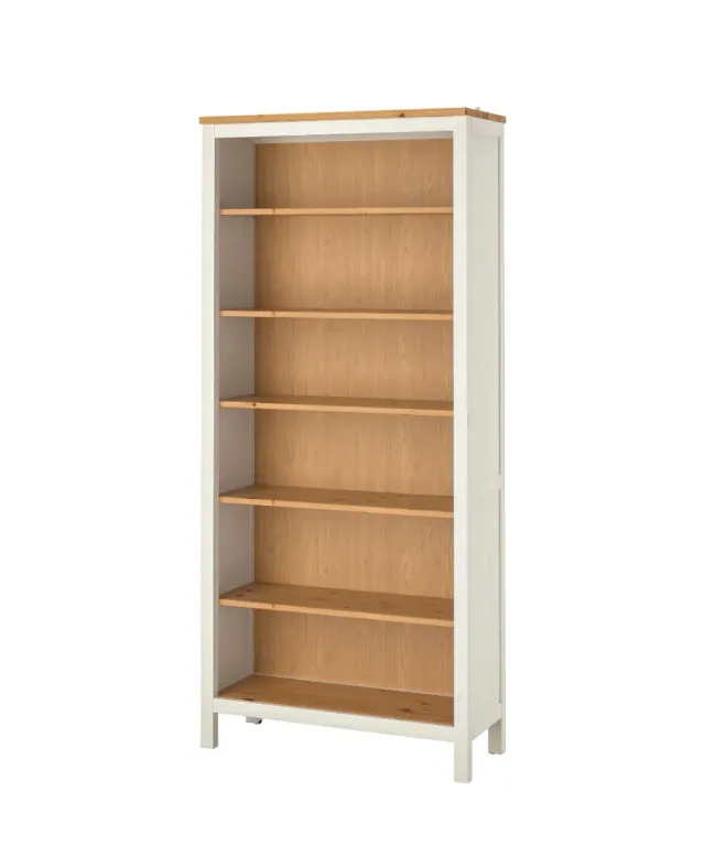 Librería Ikea Hemnes Madera Blanca