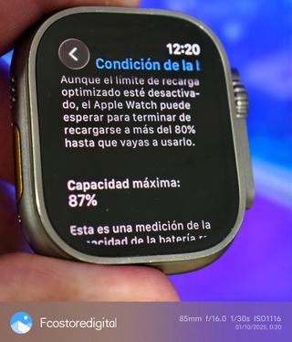 Apple Watch Ultra Correa Oceand Band Negra