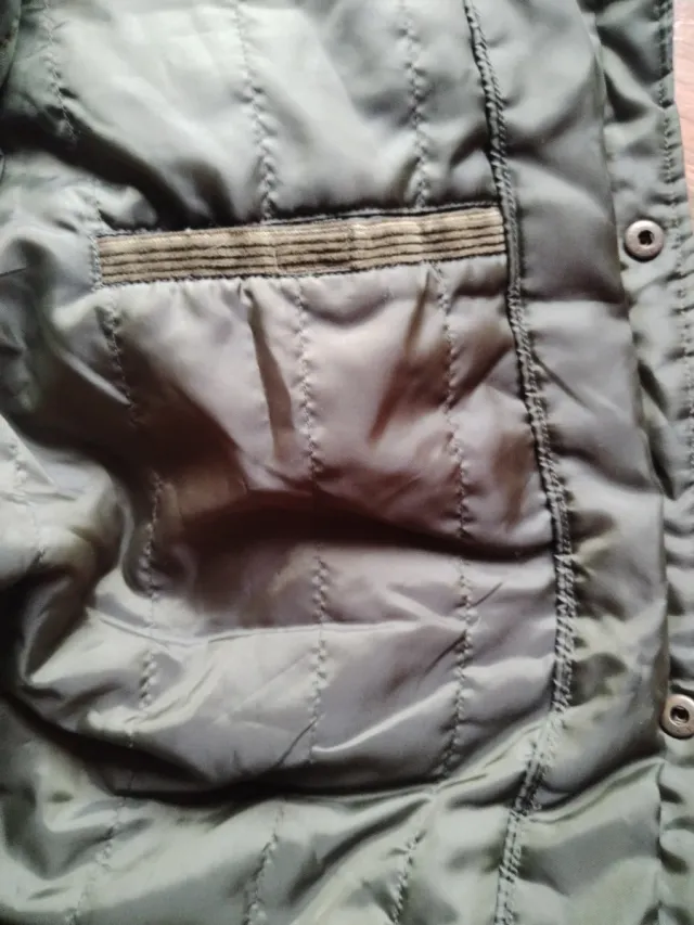 Chaqueta acolchada verde talla P-M