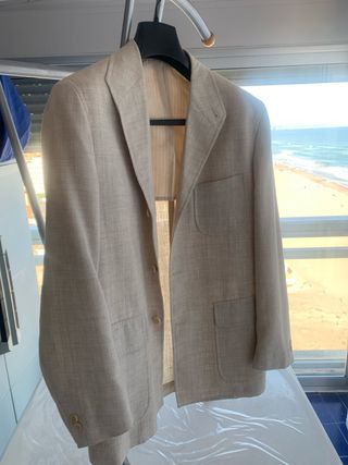 Americana hombre beige nueva