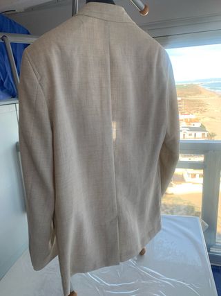 Americana hombre beige nueva