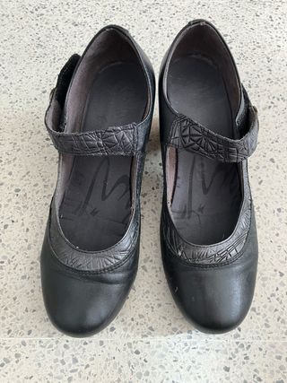 Zapatos de piel negros