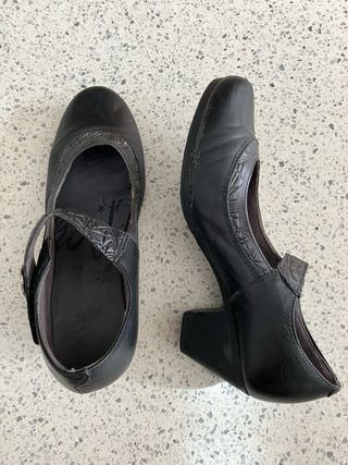 Zapatos de piel negros