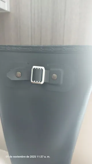 Botas de agua negras.Made in Italy.