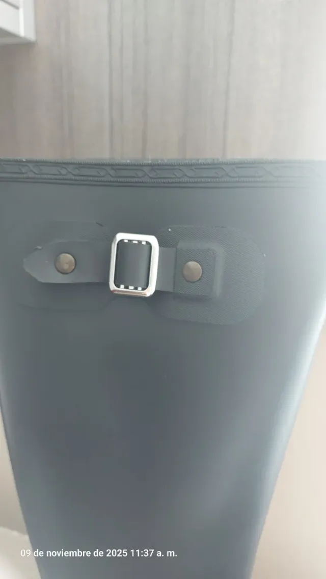 Botas de agua negras.Made in Italy.