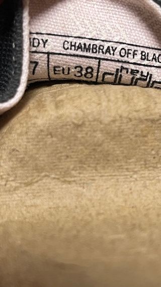 Hey Dude Talla 38 Negro/Beige