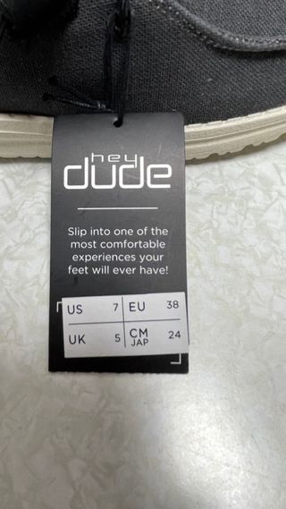 Hey Dude Talla 38 Negro/Beige