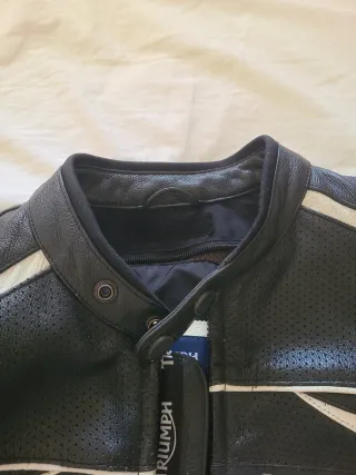 Chaqueta de cuero Triumph