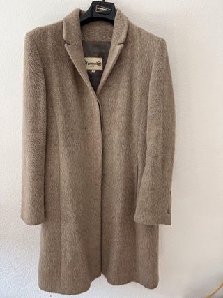 Abrigo midi FÓRMULA JOVEN color arena T.42 (40)