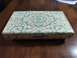 Scatola in pelle per carte da gioco e fiches