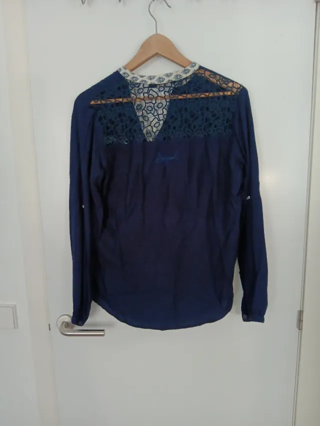 Blusón Desigual bordado Talla M