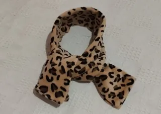 Bufanda animal print leopardo 19x92cm
