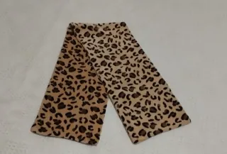 Bufanda animal print leopardo 19x92cm