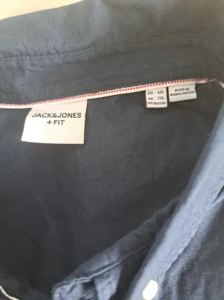 Camisa Jack & Jones Azul Talla 4XL