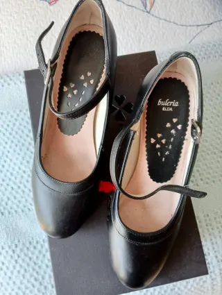 Zapatos de Flamenco Bulería ELDA Negros