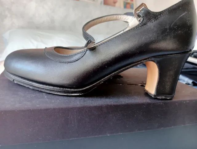 Zapatos de Flamenco Bulería ELDA Negros