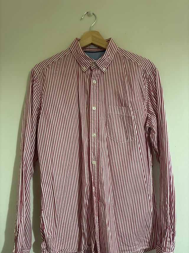 Camisa Springfield Rayas Rojas Talla M