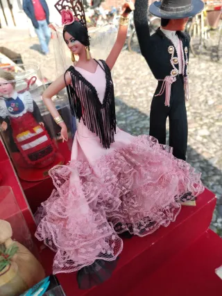 Statuine Spagnole Coppia Ballerini Flamenco