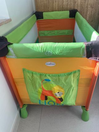Cuna de viaje OLMİTOS con estampado infantil
