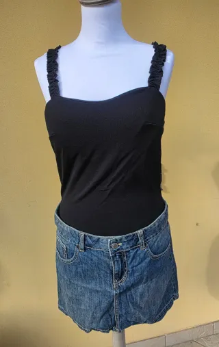 Minigonna Jeans  Blu