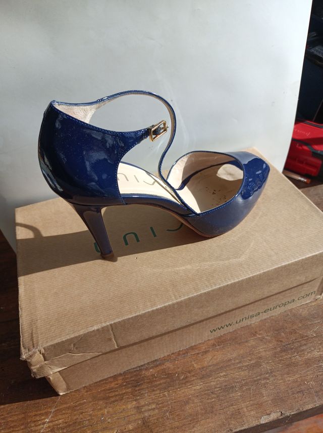 Zapatos de tacón Unisa azul