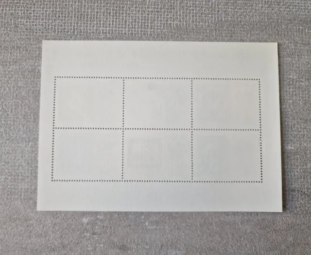 Foglietto Francobolli Esposizione Mondiale Filatel