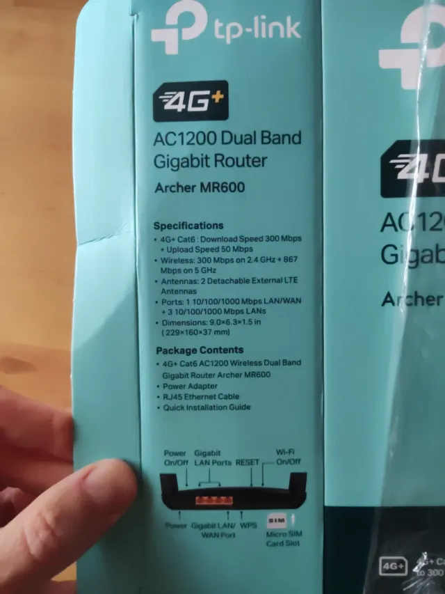 Pack Router TP-Link Archer MR600 + Extensor RE300