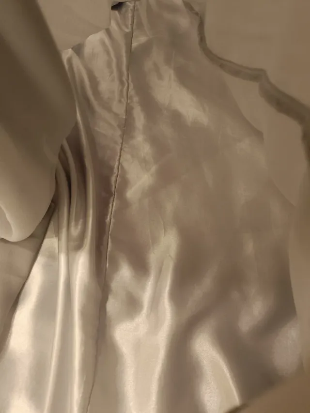 Vestido fiesta gris pedrería