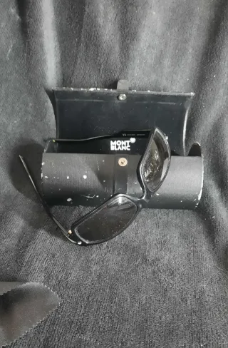 Occhiali da sole Montblanc neri