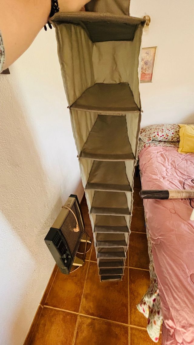 Zapatero colgante de tela impermeable