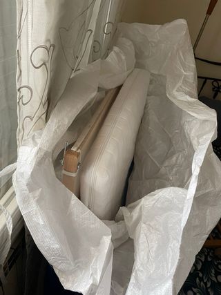 Lettino da campeggio/box in legno