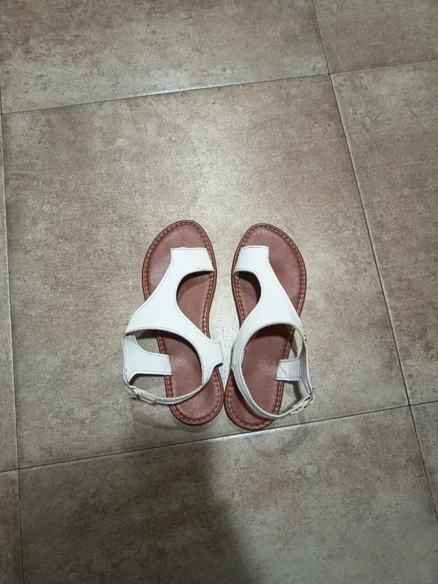 Sandalias blancas mujer talla 37