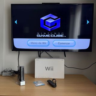 Nintendo Wii 128GB Negra con caja y juegos