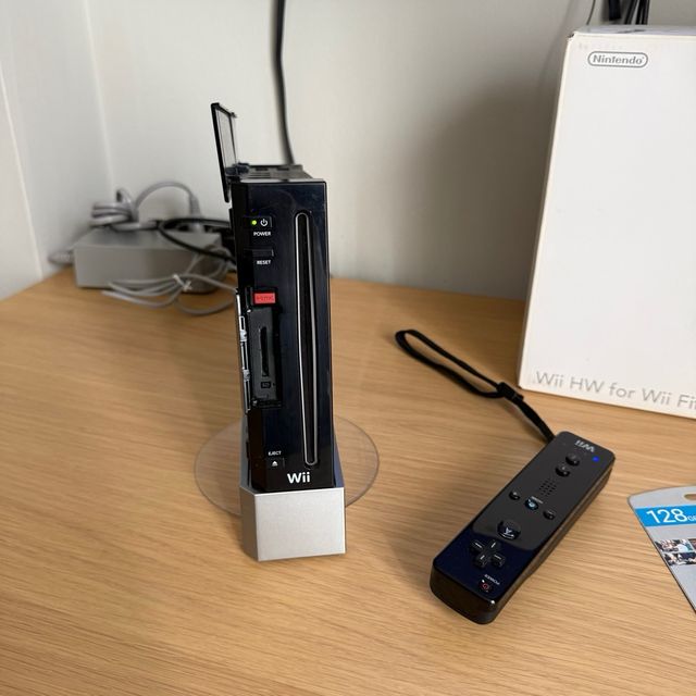 Nintendo Wii 128GB Negra con caja y juegos