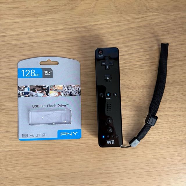 Nintendo Wii 128GB Negra con caja y juegos