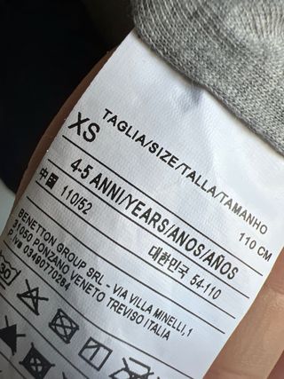 Chaqueta Benetton azul niño