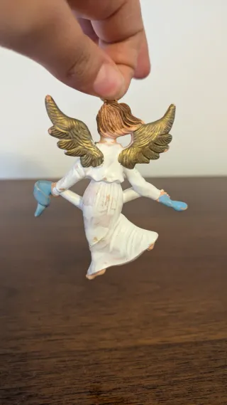 Statuina angelo Gloria plastica