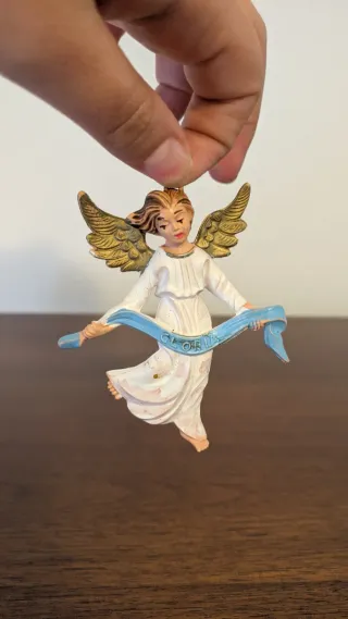 Statuina angelo Gloria plastica