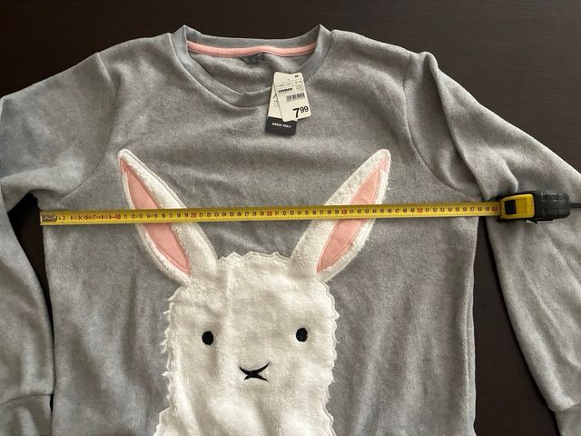Sudadera gris con conejo Talla 46