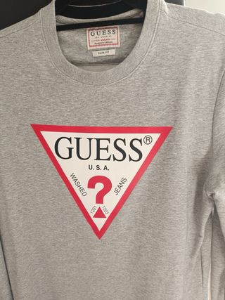 Sudadera Guess Gris Talla M