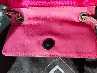 Bolso Purificación García Negro y Rosa