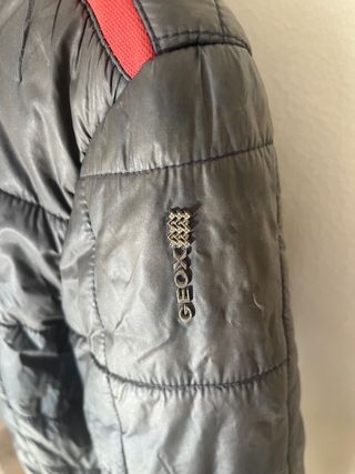 Abrigo Geox gris acolchada