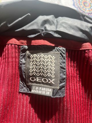 Abrigo Geox gris acolchada