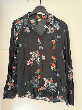 Camisa Mango Collection Estampado Floral
